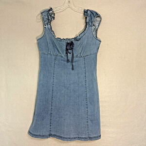 Urban Outfitters Blue Denim Mini Dress